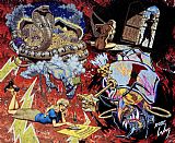 Robert Williams Famous Paintings - The Ouija Board